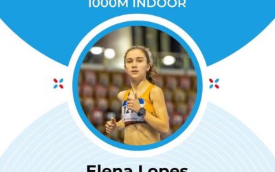 National U16 Record 1000M Indoor – Elena Lopes